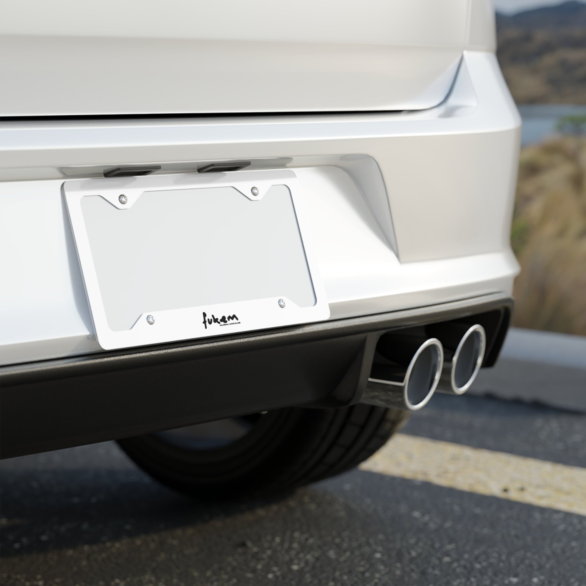 FUKEM Metal License Plate Frame