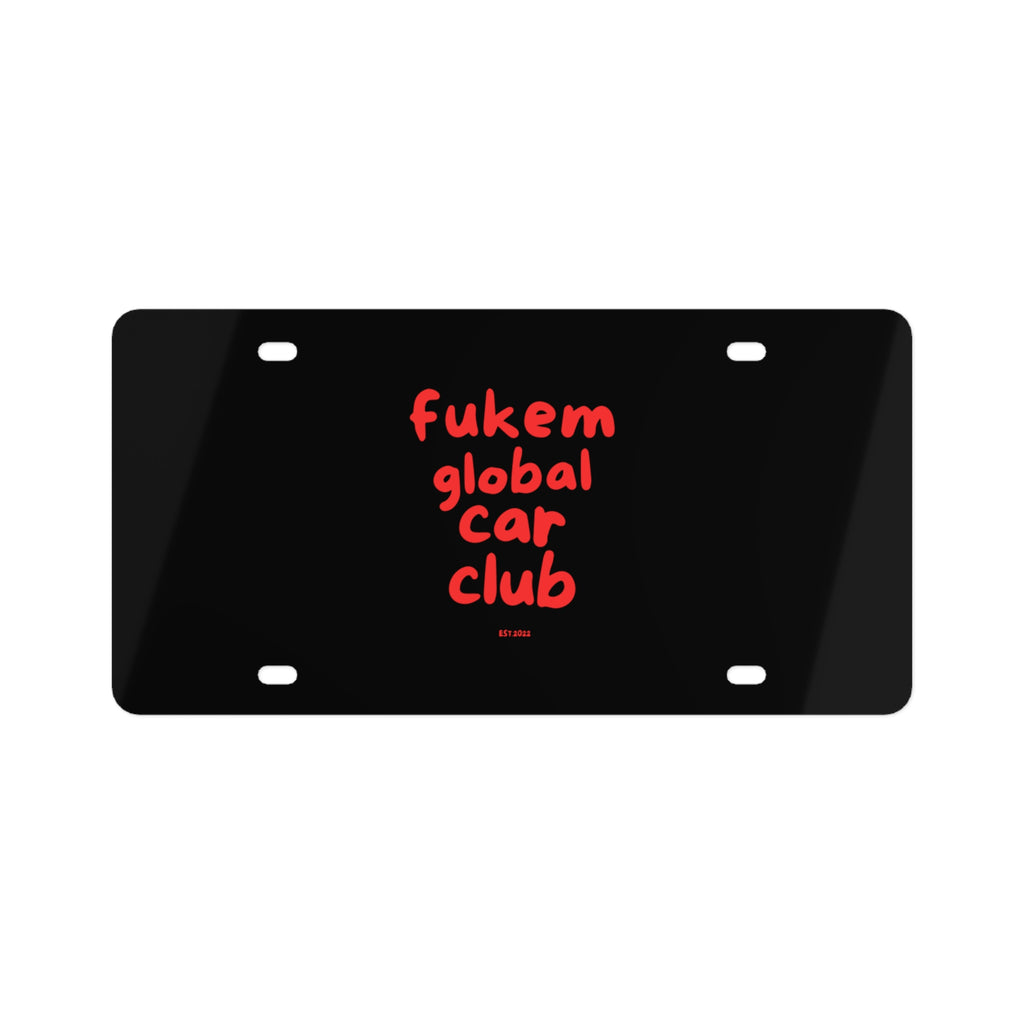 FUKEM License Plate