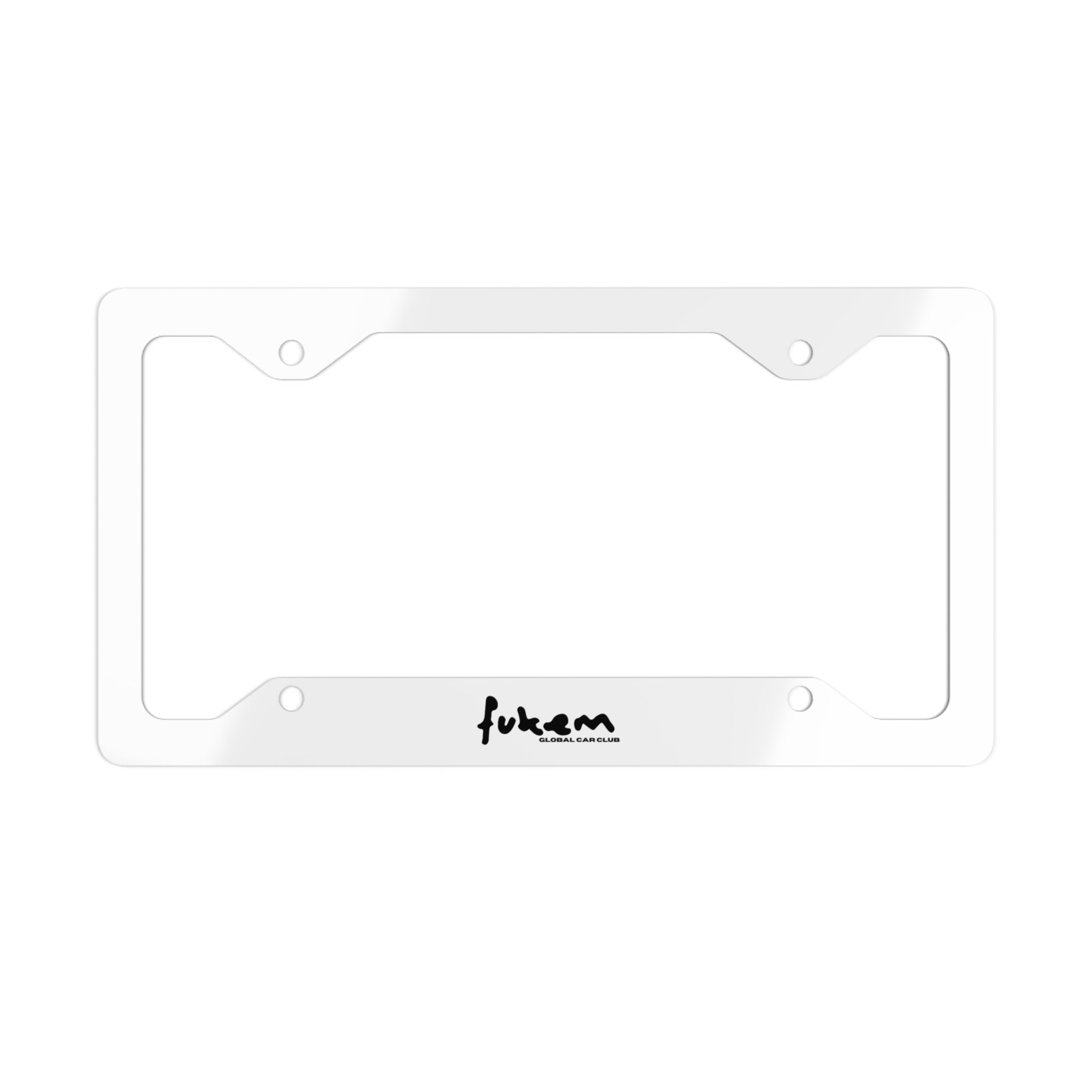 FUKEM Metal License Plate Frame
